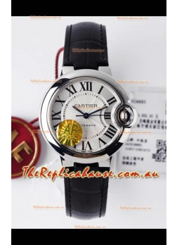 Ballon De Cartier Swiss Automatic 1:1 Mirror Quality 33MM in White Dial 