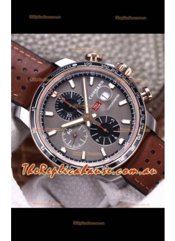 Chopard Classic Racing Chronograph 1:1 Mirror Replica Watch in Steel Casing - Grey Dial 