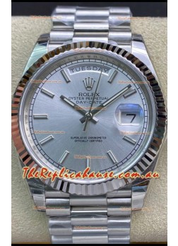 Rolex Day Date Presidential 904L Steel 40MM - Steel Dial 1:1 Mirror Quality Watch