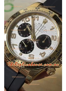 Rolex Cosmograph Daytona 116528 Yellow Gold Original Cal.4130 Movement - 904L Steel Watch