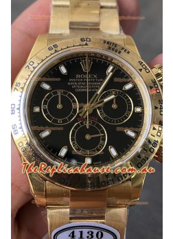 Rolex Cosmograph Daytona 116508 Yellow Gold Original Cal.4130 Movement - Improved Ultimate 904L Steel Watch