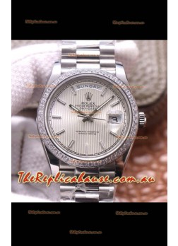 Rolex Day Date Presidential 904L Steel 40MM - Steel Dial 1:1 Mirror Quality Watch