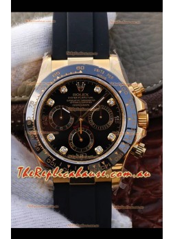 Rolex Cosmograph Daytona 116508 Yellow Gold Original Cal.4130 Movement - 904L Steel Watch