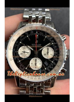 Breitling Navitimer 1 B01 Chronograph Edition 43MM - Black Dial 904L 1:1 Mirror Replica Watch