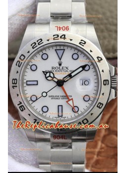 Rolex Explorer M216570-001 1:1 Mirror Replica Watch - White Dial in 904L Steel 42MM