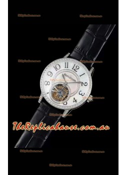 Jaeger LeCoultre RENDEZ-VOUZ Tourbillon 1:1 Mirror Quality Swiss Replica Watch in Steel Casing