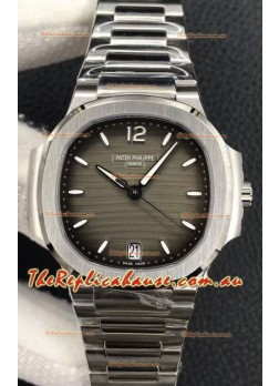 Patek Philippe Nautilus 7118/1A-011 35MM 1:1 Mirror Swiss Replica Watch in Brown Dial 