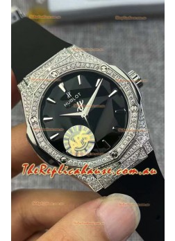 Hublot Classic Fusion Orlinski PAVE Edition Black Dial Swiss Replica Watch 40MM