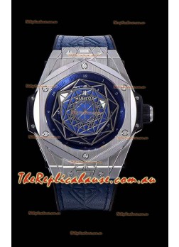 Hublot Big Bang One Click Sang Bleu 1:1 Mirror Replica in Stainless Steel Casing 45MM - Blue Dial