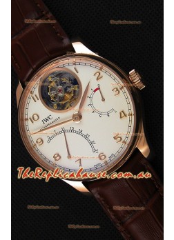 IWC Portugieser Tourbillon Mystere Retrograde IW504402 Pink Gold UPDATED 2019 Version 