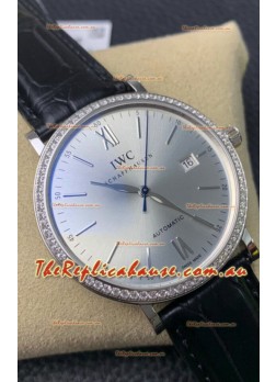 IWC Portofino Automatic 1:1 Mirror Quality Steel Dial 904L Steel Casing Swiss Replica Watch