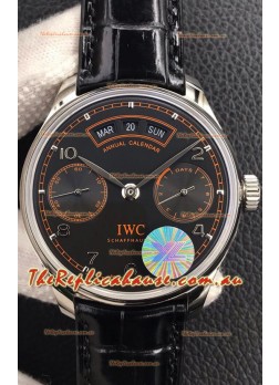 IWC Portugieser Swiss 1:1 Mirror Replica Watch Brown Dial Steel Case Watch