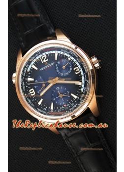 Jaeger-LeCoultre Polaris Geographic Pink Gold Swiss Replica Watch - 904847J