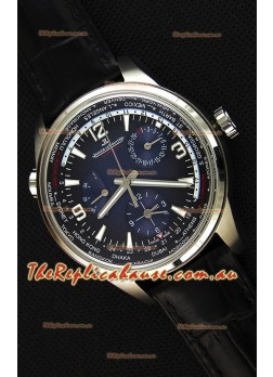 Jaeger-LeCoultre Polaris Geographic Steel Case Swiss Replica Watch - 904847J