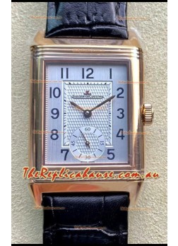 Jaeger-LeCoultre Reverso DuoFace Rose Gold Casing Watch in Swiss Automatic Movement