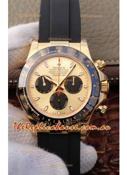 Rolex Cosmograph Daytona 116508 Yellow Gold Original Cal.4130 Movement - 904L Steel Watch