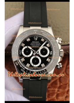 Rolex Cosmograph Daytona 116509 Black Dial Cal.4130 Movement - 904L Steel Watch
