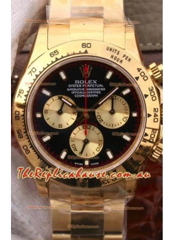 Rolex Cosmograph Daytona 116508 Yellow Gold Original Cal.4130 Movement - 904L Steel Watch