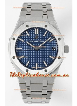 Audemars Piguet Royal Oak 15500 41MM Blue Dial 904L Steel CALIBRE 4302 Movement 1:1 Mirror Replica