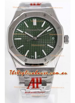Audemars Piguet Royal Oak 15510 41MM Green Dial 904L Steel CALIBRE 4302 Movement 1:1 Mirror Replica