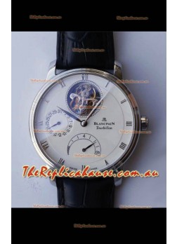Blancpain Villeret 8 Jours Tourbillon Swiss Edition 1:1 Mirror Replica Watch - White Dial 