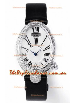 Breguet Reine De Naples Ladies Stainless Steel Swiss 1:1 Edition Replica Watch 