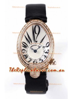 Breguet Reine De Naples Ladies Rose Gold Swiss 1:1 Edition Replica Watch 