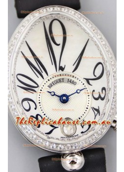Breguet Reine De Naples Ladies Stainless Steel Swiss 1:1 Edition Replica Watch 