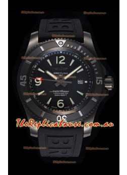 Breitling Superocean Automatic 46 Black Steel - Black Dial in DLC Coated Casing 