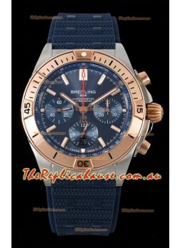 Breitling Chronomat B01 42 Edition Swiss 904L Steel Casing Blue Dial 1:1 Mirror Replica Watch