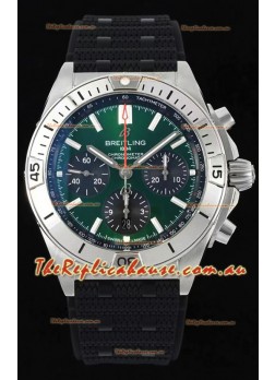 Breitling Chronomat B01 42 Edition Swiss 904L Steel Casing Green Dial 1:1 Mirror Replica Watch
