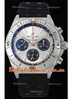 Breitling Chronomat B01 42 Edition Swiss 904L Steel Casing Silver Dial 1:1 Mirror Replica Watch