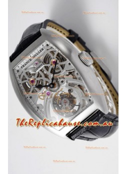 Franck Muller Fast Tourbillon Edition 1:1 Mirror Swiss Replica Watch Steel Casing