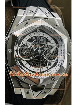 Hublot Big Bang UNICO Sang Bleu II Stainless Steel 1:1 Mirror Quality Swiss Replica Watch 