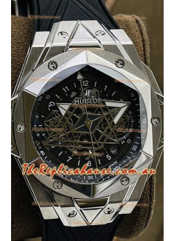 Hublot Big Bang UNICO Sang Bleu II Stainless Steel 1:1 Mirror Quality Swiss Replica Watch 