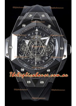 Hublot Big Bang UNICO Sang Bleu II Black Ceramic 1:1 Mirror Quality Swiss Replica Watch 
