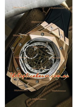 Hublot Big Bang UNICO Sang Bleu II Rose Gold 1:1 Mirror Quality Swiss Replica Watch 