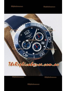 Longines HydroConquest Automatic Chronograph 1:1 Swiss Replica Blue Dial Watch 