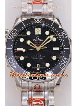 Omega Seamaster James Bond Black Swiss 904L Steel 1:1 Mirror Replica Watch