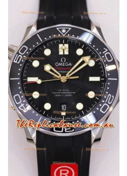 Omega Seamaster James Bond Black Swiss 904L Steel 1:1 Mirror Replica Watch