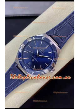 Omega Co-Axial Constellation 41MM 904L Steel Blue Dial 1:1 Mirror Replica Watch