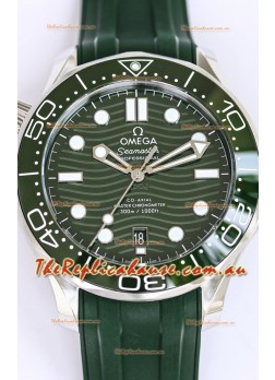 Omega Seamaster 300M Master Chronometer Green Swiss 904L Steel 1:1 Mirror Replica Watch