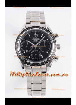 Omega Speedmaster Racing 904L Steel Chronograph 1:1 Mirror Replica in Black Dial