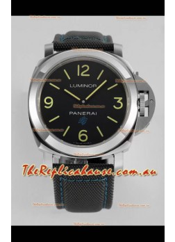 Panerai Luminor Base Logo PAM00774 Black Dial 1:1 Mirror Quality - 904L Steel in Canvas Strap 