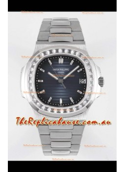 Patek Philippe Nautilus 5711/1A Blue Dial 1:1 Mirror Swiss Replica Watch in 904L Steel 