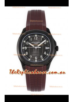 Patek Philippe Aquanaut 5167 Black Venom Edition 1:1 Mirror Replica Watch - Brown Strap