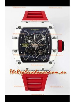 Richard Mille RM35-01 Rafael Nadal Carbon Fiber Casing with Genuine Tourbillon Super Clone Watch 