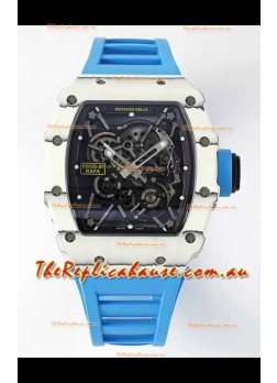 Richard Mille RM35-01 Rafael Nadal Carbon Fiber Casing with Genuine Tourbillon Super Clone Watch 