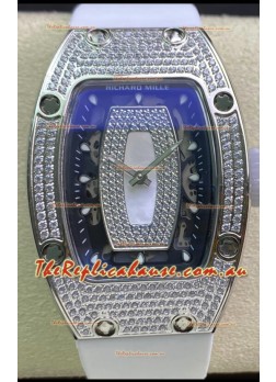 Richard Mille RM-07-01 Diamonds Dial and Casing Ladies 1:1 Swiss Replica Watch 
