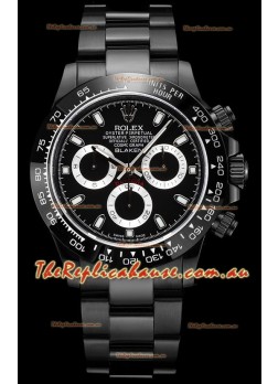 Rolex Daytona Blaken 1:1 Swiss Mirror Replica Black Dial Cal.4130 Movement (WITH BOX) 